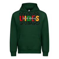 Forest Green black history vibes Urban Hoodie - MaliasSmallBusiness