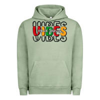 Pigment Oil Green black history vibes Urban Hoodie - MaliasSmallBusiness
