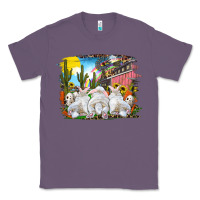 Lavender easter farm with bunnies Classic Tee - RanaPortraitStore