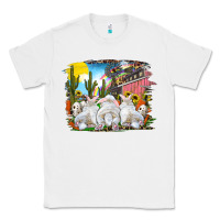 White easter farm with bunnies Classic Tee - RanaPortraitStore