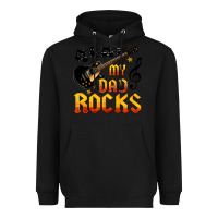 Black my dad rocks Heavyweight Hoodie - HRA Design Shop