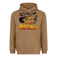 Toasted Coconut my dad rocks Heavyweight Hoodie - HRA Design Shop