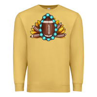 Antique Gold football gemstone sunflower Premium Sweatshirt - JahusDesignShop