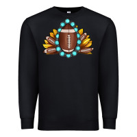 Black football gemstone sunflower Premium Sweatshirt - JahusDesignShop