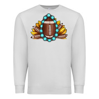 Dove Grey football gemstone sunflower Premium Sweatshirt - JahusDesignShop