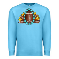 Ocean Blue football gemstone sunflower Premium Sweatshirt - JahusDesignShop