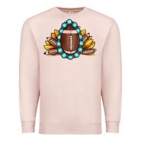 Pale Pink football gemstone sunflower Premium Sweatshirt - JahusDesignShop