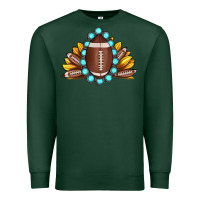 Sports Green football gemstone sunflower Premium Sweatshirt - JahusDesignShop