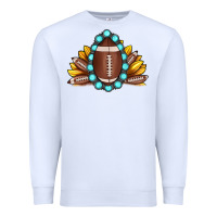 White football gemstone sunflower Premium Sweatshirt - JahusDesignShop