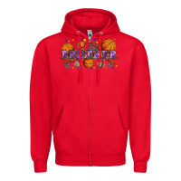 Red brother basketball Zipper Hoodie - Zillion Design Studio