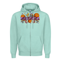 Seafoam brother basketball Zipper Hoodie - Zillion Design Studio