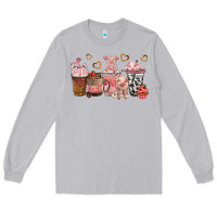 Moon Dust pigs coffee cups Long Sleeve Tee - texasbilliewilder