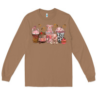 Toasted Coconut pigs coffee cups Long Sleeve Tee - texasbilliewilder
