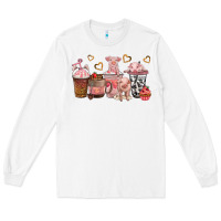 White pigs coffee cups Long Sleeve Tee - texasbilliewilder