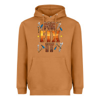 Meerkat mr fix it Heavyweight Hoodie - HRA Design Shop