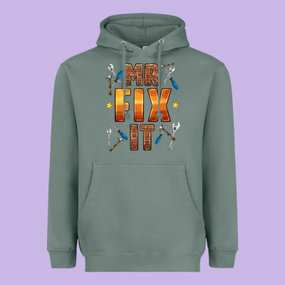 Mr Fix It Heavyweight Hoodie Designed By Hra Design Shop
