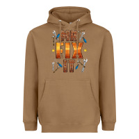Toasted Coconut mr fix it Heavyweight Hoodie - HRA Design Shop