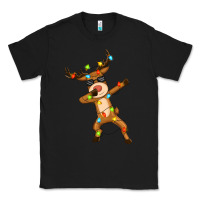 Black dabbing deer Classic Tee - Zillion Design Studio