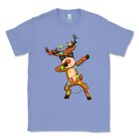 Colony Blue dabbing deer Classic Tee - Zillion Design Studio