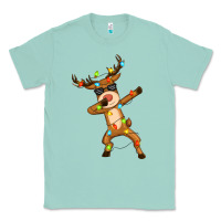 Seafoam dabbing deer Classic Tee - Zillion Design Studio