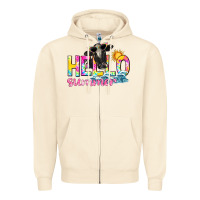 Sandshell hello summer Zipper Hoodie - texasbilliewilder