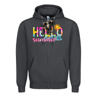 Smoke hello summer Zipper Hoodie - texasbilliewilder