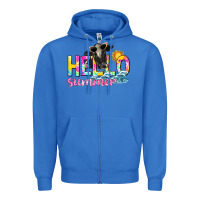 True Royal hello summer Zipper Hoodie - texasbilliewilder
