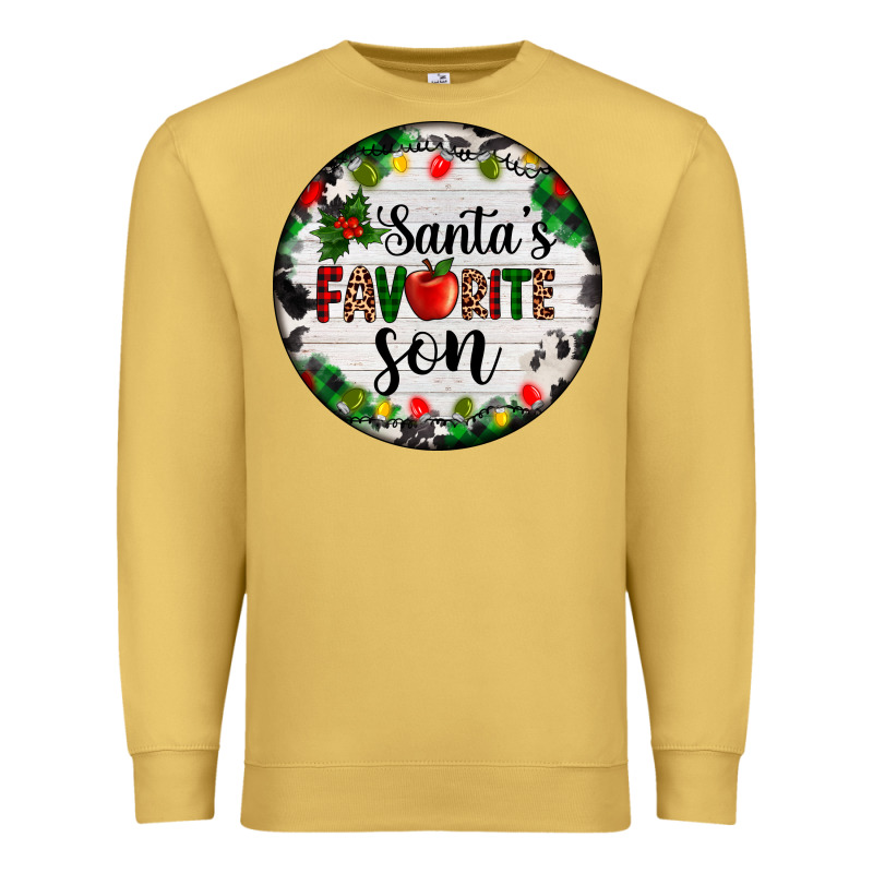 Christmas  Cookie And Light Santas Favorite   Son Premium Sweatshirt by AdoDesignShop | Teevron
