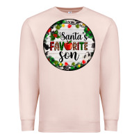 Pale Pink christmas  cookie and light santas favorite   son Premium Sweatshirt - AdoDesignShop