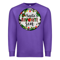 Purple christmas  cookie and light santas favorite   son Premium Sweatshirt - AdoDesignShop