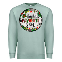 Seafoam christmas  cookie and light santas favorite   son Premium Sweatshirt - AdoDesignShop