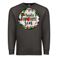 Smoke christmas  cookie and light santas favorite   son Premium Sweatshirt - AdoDesignShop