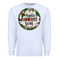 White christmas  cookie and light santas favorite   son Premium Sweatshirt - AdoDesignShop