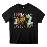 Black I Dig Easter Day Heavy Core Tee - CowhideDigitalArt