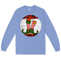 Colony Blue Elf Shoes Long Sleeve Tee - RanaPortraitStore