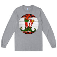 Heather Grey Elf Shoes Long Sleeve Tee - RanaPortraitStore