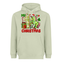 Matcha my first christmas unicorn Heavyweight Hoodie - FaDigitalArtStudio