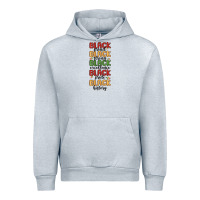 Heather Grey black history Urban Hoodie - MaliasSmallBusiness