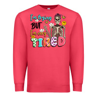 Cardinal im trying but im very tired Premium Sweatshirt - Artiststas