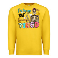 Lemon im trying but im very tired Premium Sweatshirt - Artiststas