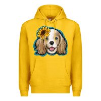 Lemon cocker spaniel sunflower Premium Hoodie - Jasminsmagicworld
