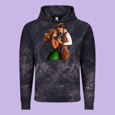 Valentines Day Couple Vintage Hoodie Designed By Adodesignshop