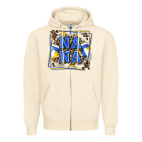 Sandshell volleyball nana with leopard Zipper Hoodie - Zillion Design Studio