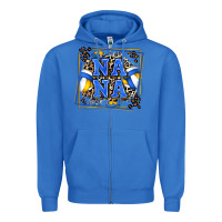 True Royal volleyball nana with leopard Zipper Hoodie - Zillion Design Studio