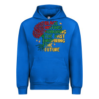Cobalt black history honoring the past inspiring the futu Urban Hoodie - MaliasSmallBusiness