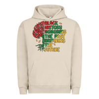 Pigment French Oak black history honoring the past inspiring the futu Urban Hoodie - MaliasSmallBusiness