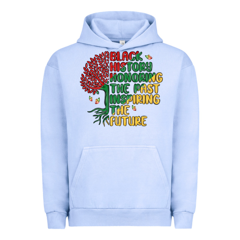 Black History Honoring The Past Inspiring The Futu Urban Hoodie by MaliasSmallBusiness | Teevron