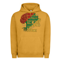 Pigment Peanut Butter black history honoring the past inspiring the futu Urban Hoodie - MaliasSmallBusiness