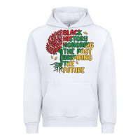 White black history honoring the past inspiring the futu Urban Hoodie - MaliasSmallBusiness