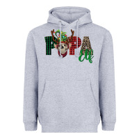 Heather Grey papa elf skull Heavyweight Hoodie - FaDigitalArtStudio
